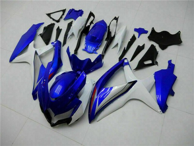 Azul Blanco Kits Completo Carenado GSXR 600 / 750 K8 08-10 Azul Blanco Kits Completo Carenado GSXR 600 / 750 K8 08-10