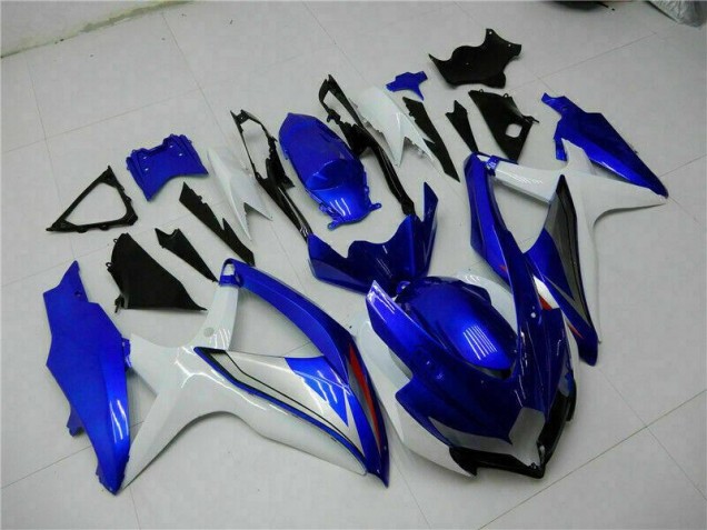 Azul Blanco Kits Completo Carenado GSXR 600 / 750 K8 08-10 Azul Blanco Kits Completo Carenado GSXR 600 / 750 K8 08-10