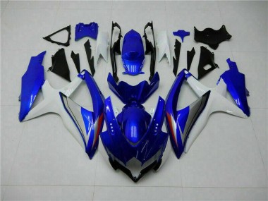 Azul Blanco Kits Completo Carenado GSXR 600 / 750 K8 08-10