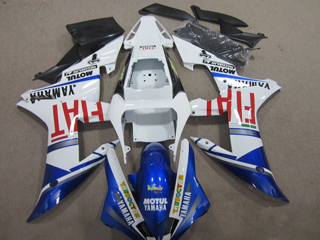 Azul Blanco Motul Fiat Kit ABS Carenado R1 04-06