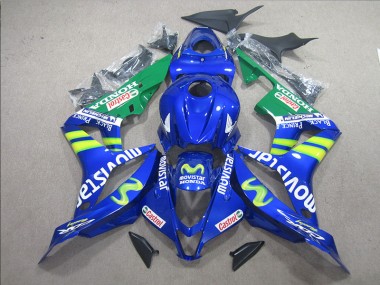 Azul Blanco Movistar Carenado CBR 600 RR 07-08