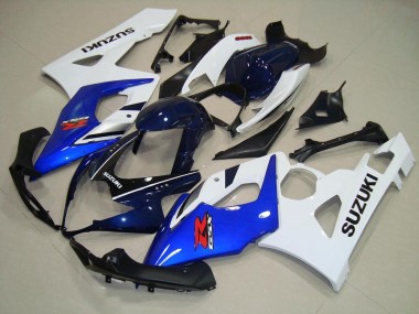 Azul Blanco Negro Carenado GSXR 1000 K5 05-06