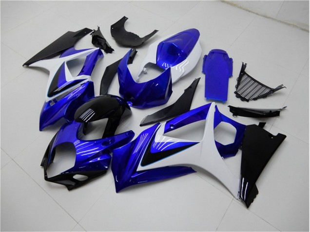Azul Blanco Negro Carenado GSXR 1000 K7 07-08 Azul Blanco Negro Carenado GSXR 1000 K7 07-08