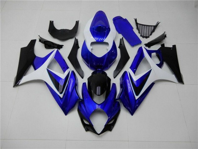 Azul Blanco Negro Carenado GSXR 1000 K7 07-08 Azul Blanco Negro Carenado GSXR 1000 K7 07-08