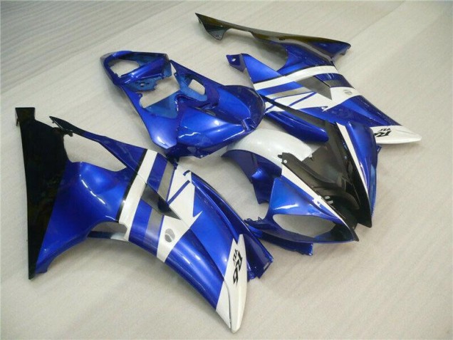 Azul Blanco Negro Carenados R6 08-16 Azul Blanco Negro Carenados R6 08-16