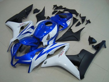 Azul Blanco Negro Mate Carenado CBR 600 RR 07-08