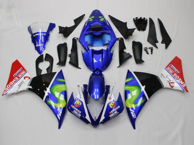 Azul Blanco Negro Rojo Carenado R1 12-14 Azul Blanco Negro Rojo Carenado R1 12-14