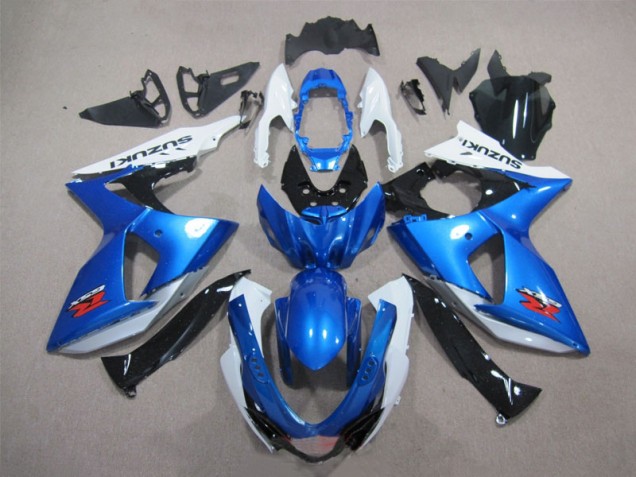 Azul Blanco Plástica GSXR 1000 K9 09-16 Azul Blanco Plástica GSXR 1000 K9 09-16
