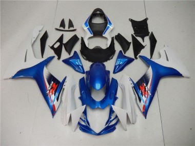 Azul Blanco Plástica GSXR 600 / 750 K11 11-21