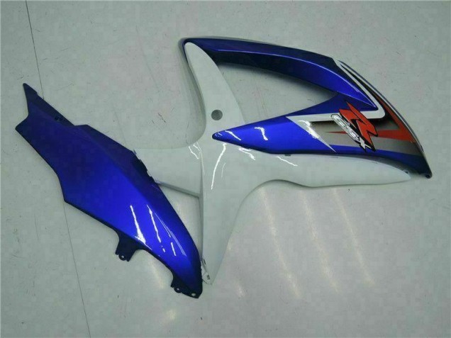 Azul Blanco Plástica GSXR 600 / 750 K8 08-10 Azul Blanco Plástica GSXR 600 / 750 K8 08-10