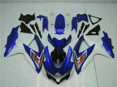 Azul Blanco Plástica GSXR 600 / 750 K8 08-10