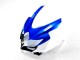 Azul Blanco Plástico GSXR 600 / 750 K8 08-10 Azul Blanco Plástico GSXR 600 / 750 K8 08-10