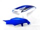 Azul Blanco Plástico GSXR 600 / 750 K8 08-10 Azul Blanco Plástico GSXR 600 / 750 K8 08-10