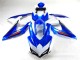 Azul Blanco Plástico GSXR 600 / 750 K8 08-10 Azul Blanco Plástico GSXR 600 / 750 K8 08-10