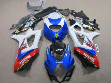 Azul Blanco Rockstar Carenado GSXR 1000 K7 07-08