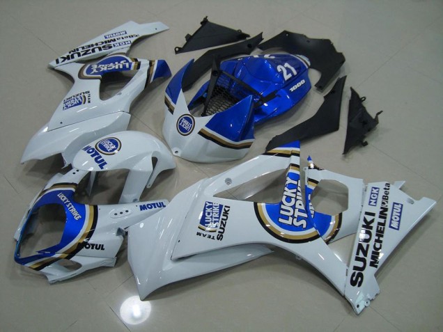Azul Lucky Strike Carenado GSXR 1000 K7 07-08 Azul Lucky Strike Carenado GSXR 1000 K7 07-08