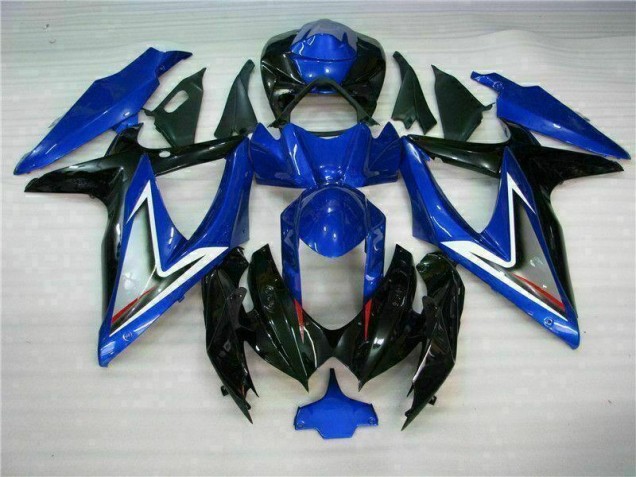 Azul Negro ABS Kits Carenado GSXR 600 / 750 K8 08-10