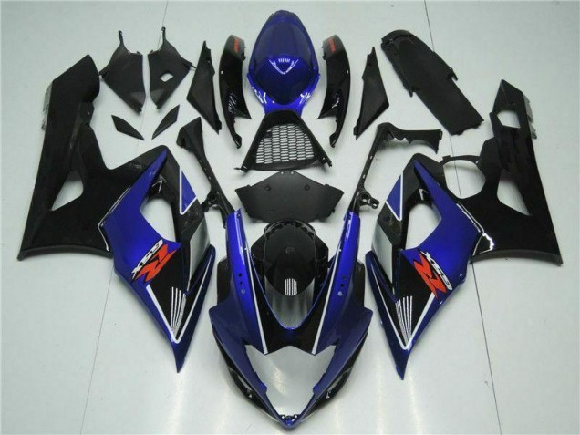 Azul Negro ABS Plástica GSXR 1000 K5 05-06