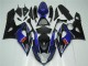 Azul Negro ABS Plástica GSXR 1000 K5 05-06