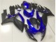 Azul Negro ABS Plástica GSXR 600 / 750 K6 06-07 Azul Negro ABS Plástica GSXR 600 / 750 K6 06-07