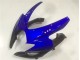 Azul Negro ABS Plástica GSXR 600 / 750 K6 06-07 Azul Negro ABS Plástica GSXR 600 / 750 K6 06-07