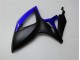 Azul Negro ABS Plástica GSXR 600 / 750 K6 06-07 Azul Negro ABS Plástica GSXR 600 / 750 K6 06-07