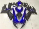 Azul Negro ABS Plástica GSXR 600 / 750 K6 06-07 Azul Negro ABS Plástica GSXR 600 / 750 K6 06-07