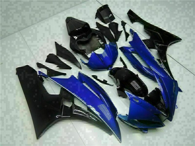 Azul Negro ABS Plástica R6 06-07 Azul Negro ABS Plástica R6 06-07