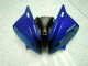 Azul Negro ABS Plástica R6 06-07 Azul Negro ABS Plástica R6 06-07