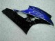Azul Negro ABS Plástica R6 06-07 Azul Negro ABS Plástica R6 06-07