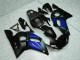Azul Negro ABS Plástica R6 98-02 Azul Negro ABS Plástica R6 98-02
