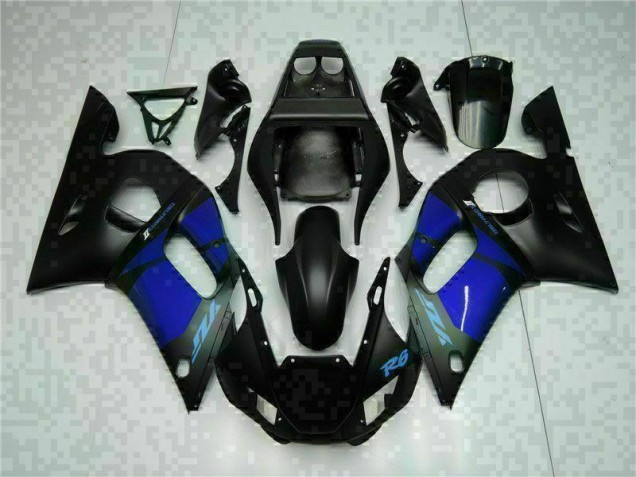 Azul Negro ABS Plástica R6 98-02 Azul Negro ABS Plástica R6 98-02