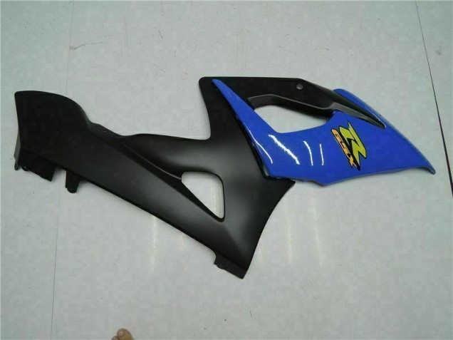 Azul Negro ABS Plástico GSXR 1000 K5 05-06 Azul Negro ABS Plástico GSXR 1000 K5 05-06