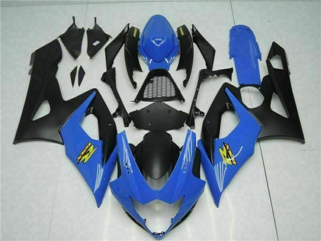 Azul Negro ABS Plástico GSXR 1000 K5 05-06 Azul Negro ABS Plástico GSXR 1000 K5 05-06