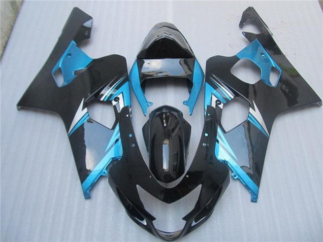 Azul Negro ABS Plástico GSXR 600 / 750 K4 04-05 Azul Negro ABS Plástico GSXR 600 / 750 K4 04-05