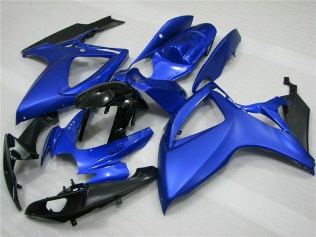 Azul Negro ABS Plásticos GSXR 600 / 750 K6 06-07 Azul Negro ABS Plásticos GSXR 600 / 750 K6 06-07
