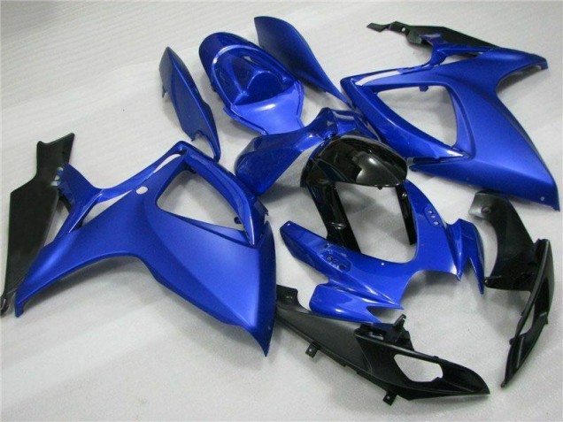 Azul Negro ABS Plásticos GSXR 600 / 750 K6 06-07 Azul Negro ABS Plásticos GSXR 600 / 750 K6 06-07