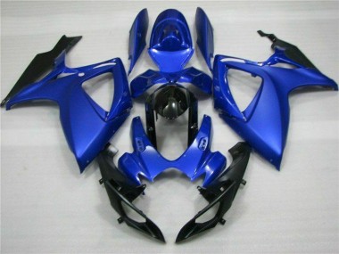Azul Negro ABS Plásticos GSXR 600 / 750 K6 06-07