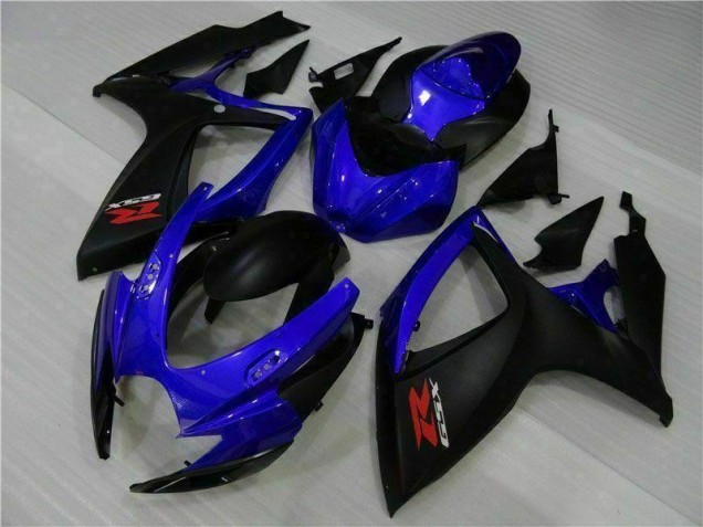 Azul Negro Carenado & Plástico GSXR 600 / 750 K6 06-07 Azul Negro Carenado & Plástico GSXR 600 / 750 K6 06-07