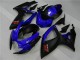 Azul Negro Carenado & Plástico GSXR 600 / 750 K6 06-07 Azul Negro Carenado & Plástico GSXR 600 / 750 K6 06-07