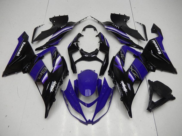 Azul Negro Carenado ZX6R 13-18 Azul Negro Carenado ZX6R 13-18