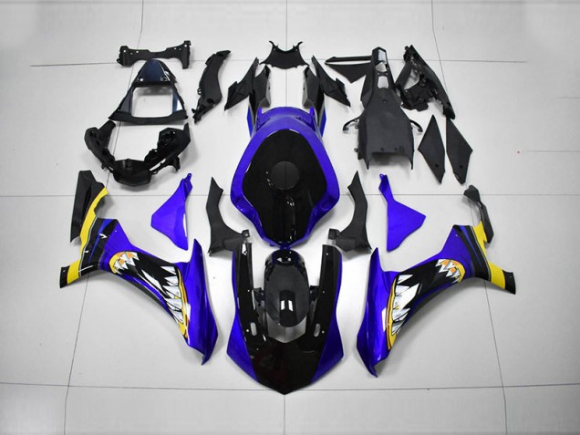 Azul Negro Inyección Kits Carenado R1 15-19 Azul Negro Inyección Kits Carenado R1 15-19