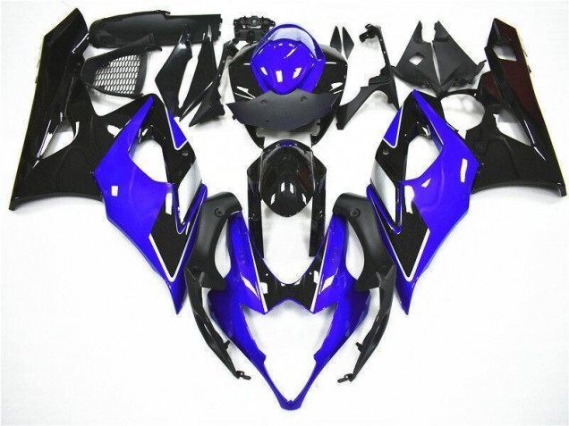 Azul Negro Kit Carenado ABS Completo GSXR 1000 K5 05-06 Azul Negro Kit Carenado ABS Completo GSXR 1000 K5 05-06