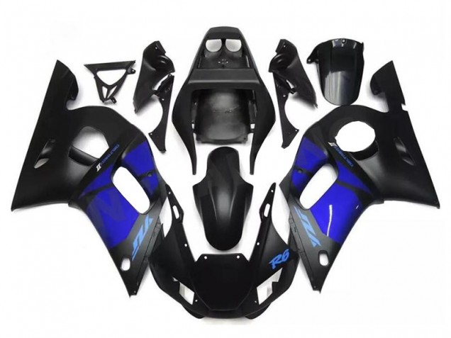 Azul Negro Kit Carenado ABS Completo R6 98-02 Azul Negro Kit Carenado ABS Completo R6 98-02