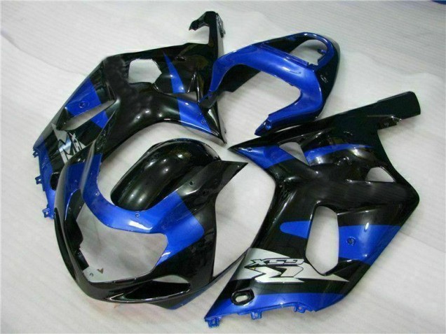 Azul Negro Kit Carenado GSXR 600 / 750 K1 K2 K3 01-03 Azul Negro Kit Carenado GSXR 600 / 750 K1 K2 K3 01-03
