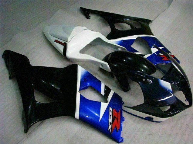 Azul Negro Kit Completo Carenado GSXR 1000 K3 03-04 Azul Negro Kit Completo Carenado GSXR 1000 K3 03-04