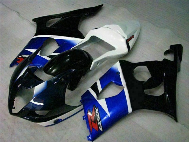 Azul Negro Kit Completo Carenado GSXR 1000 K3 03-04 Azul Negro Kit Completo Carenado GSXR 1000 K3 03-04