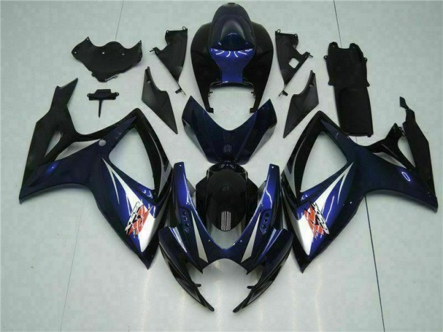 Azul Negro Kits ABS Carenado GSXR 600 / 750 K6 06-07 Azul Negro Kits ABS Carenado GSXR 600 / 750 K6 06-07