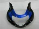 Azul Negro Kits Completo Carenado ABS GSXR 600 / 750 K1 K2 K3 01-03