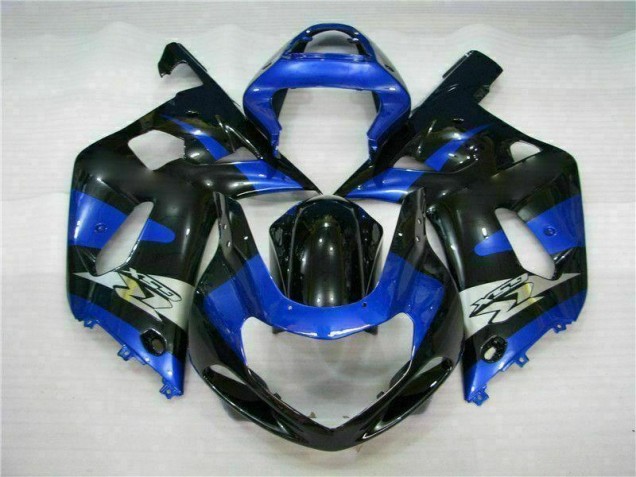 Azul Negro Kits Completo Carenado ABS GSXR 600 / 750 K1 K2 K3 01-03